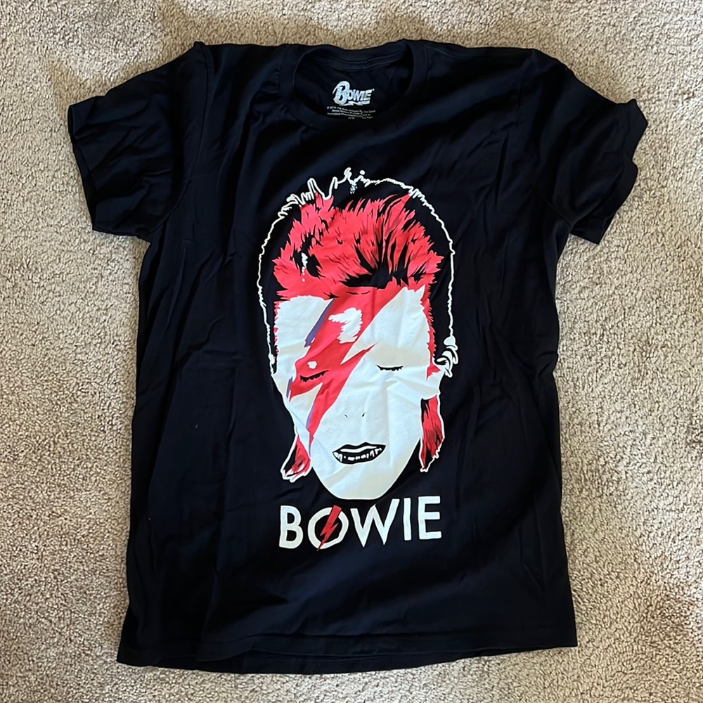 Bowie t shirt mens large